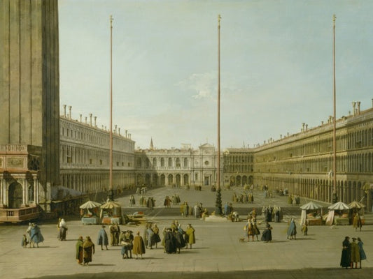 St Mark's square towards San Geminiano - Giovanni Antonio Canal known as Canaletto