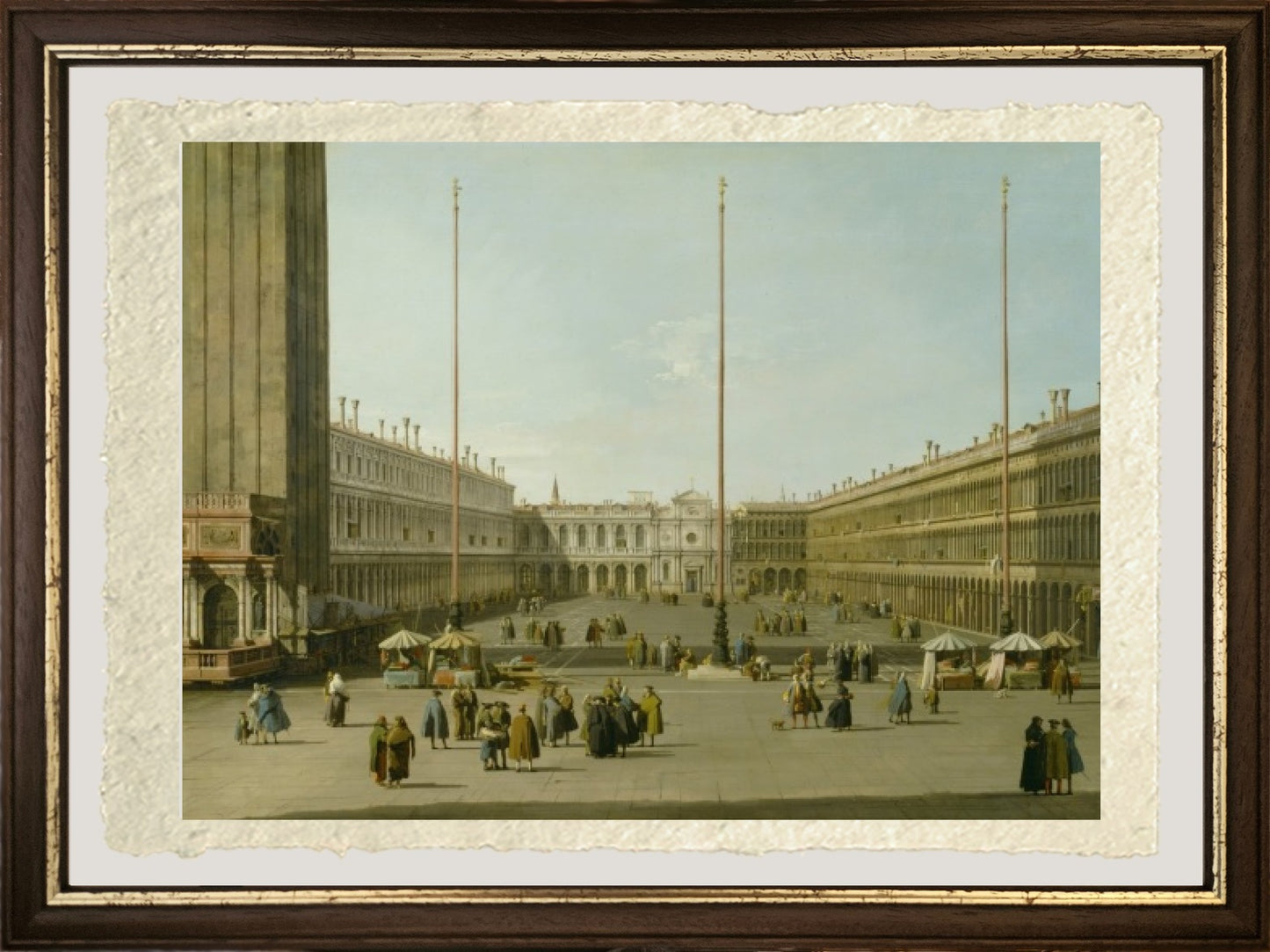 St Mark's square towards San Geminiano - Giovanni Antonio Canal known as Canaletto