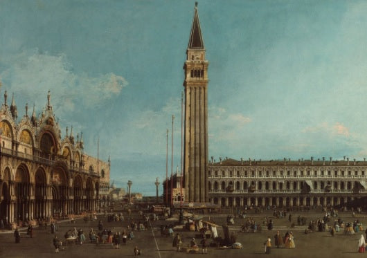 La Piazza San Marco, Venezia - Giovanni Antonio Canal detto Canaletto