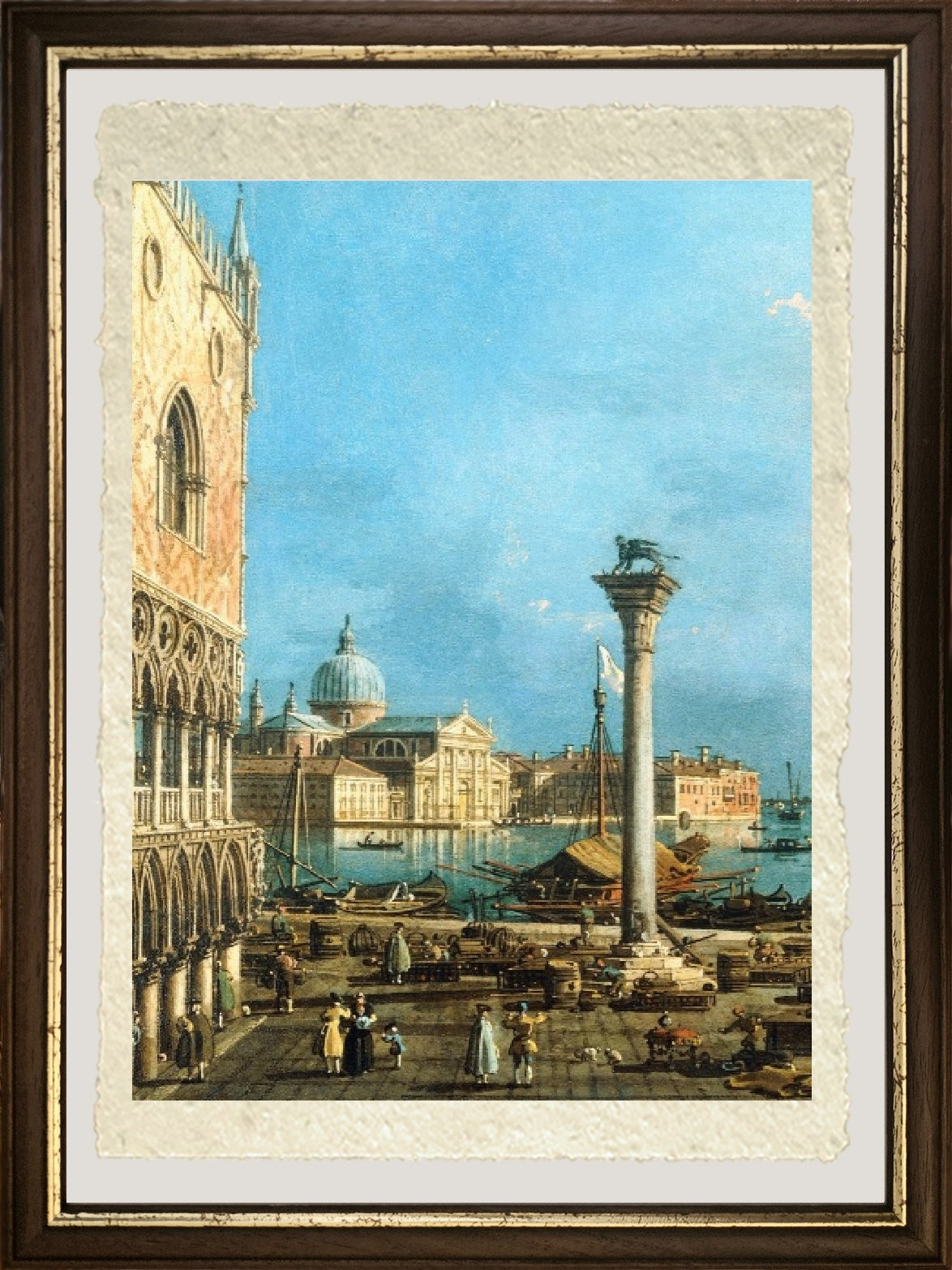 La Piazzetta - Giovanni Antonio Canal known as Canaletto