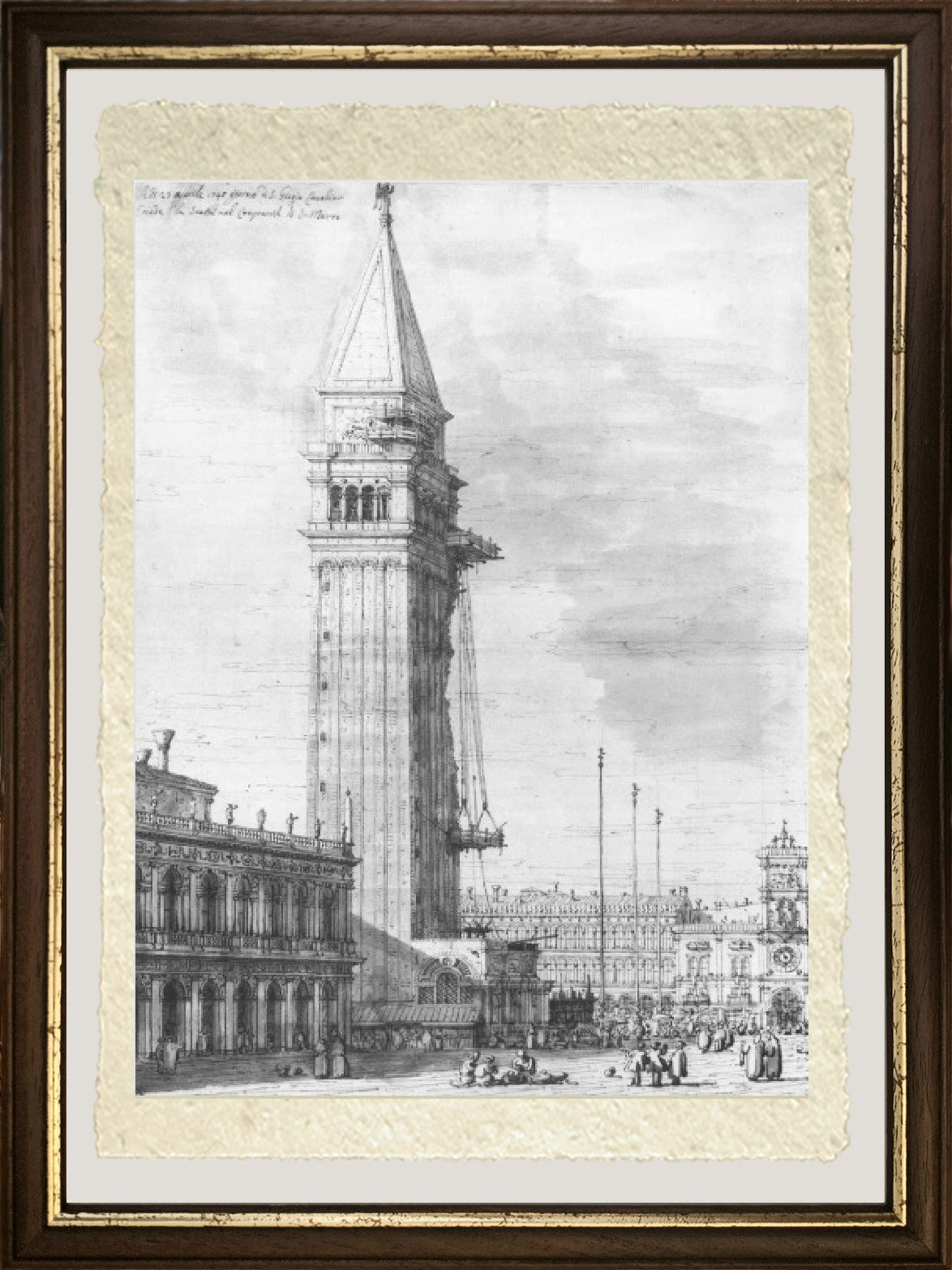 La Piazzetta - Giovanni Antonio Canal known as Canaletto