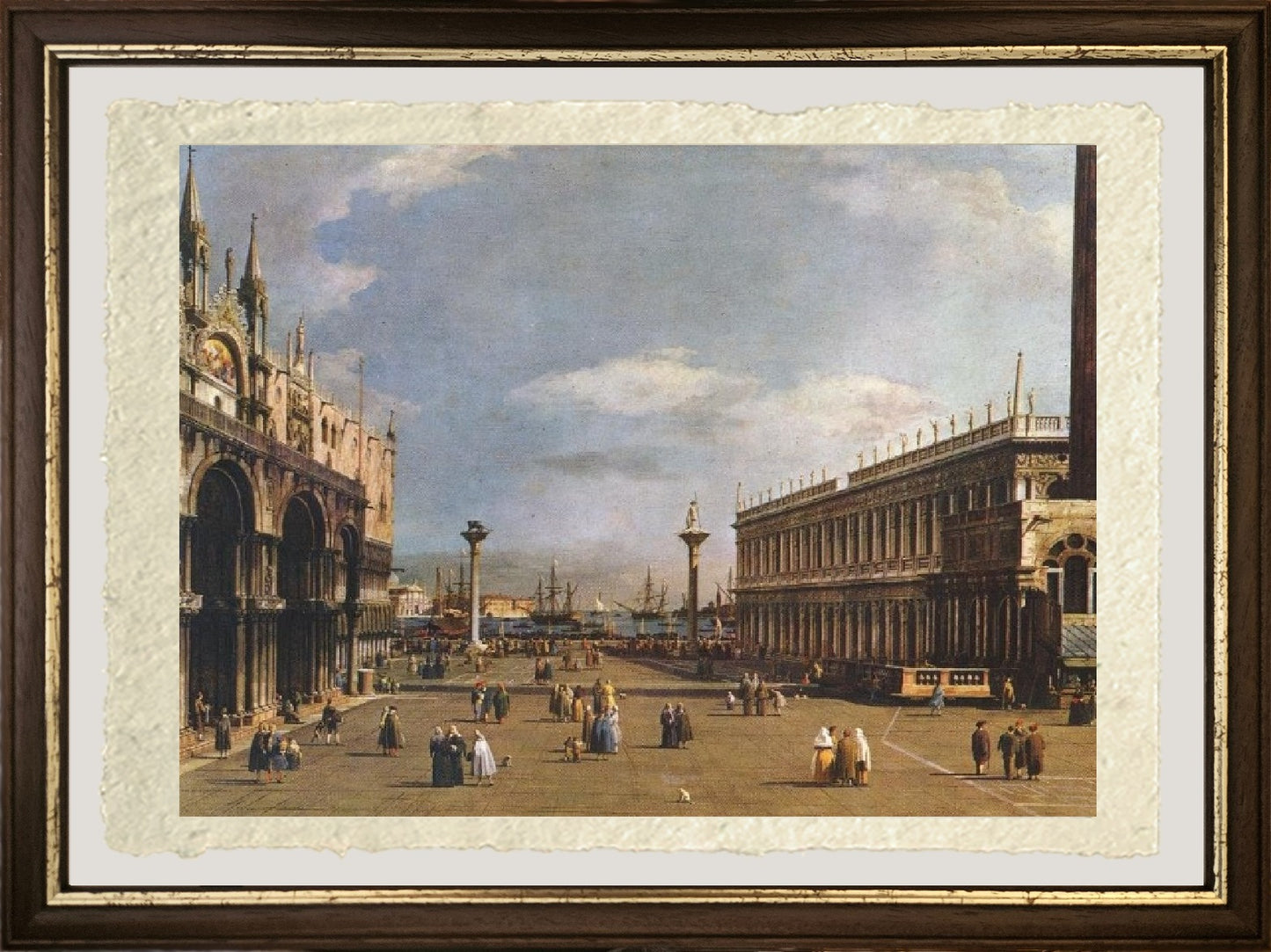 St Mark's Piazzetta - Giovanni Antonio Canal known as Canaletto