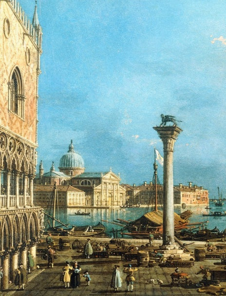 La Piazzetta - Giovanni Antonio Canal known as Canaletto