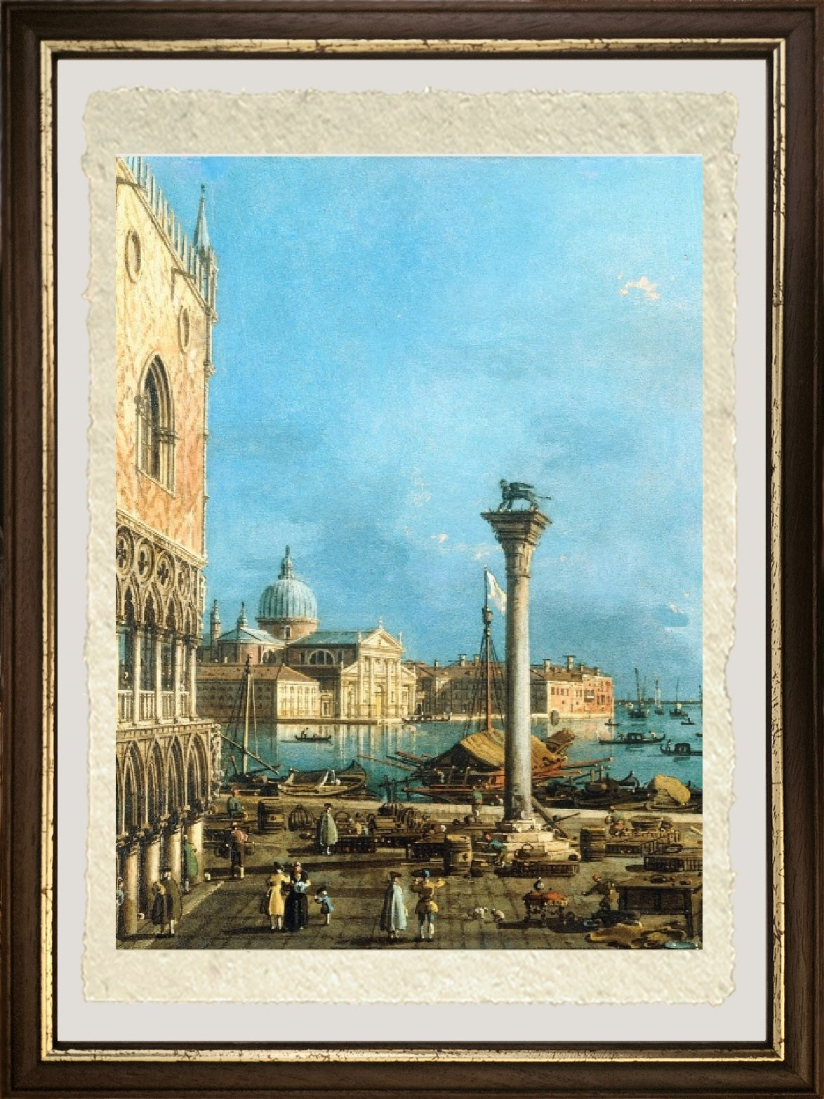 The Piazzetta, Venice, with the Basin of St. Mark - Giovanni Antonio Canal, known as Canaletto