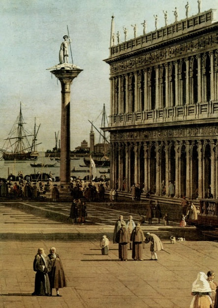 La Piazzetta (dettaglio) - Giovanni Antonio Canal detto Canaletto