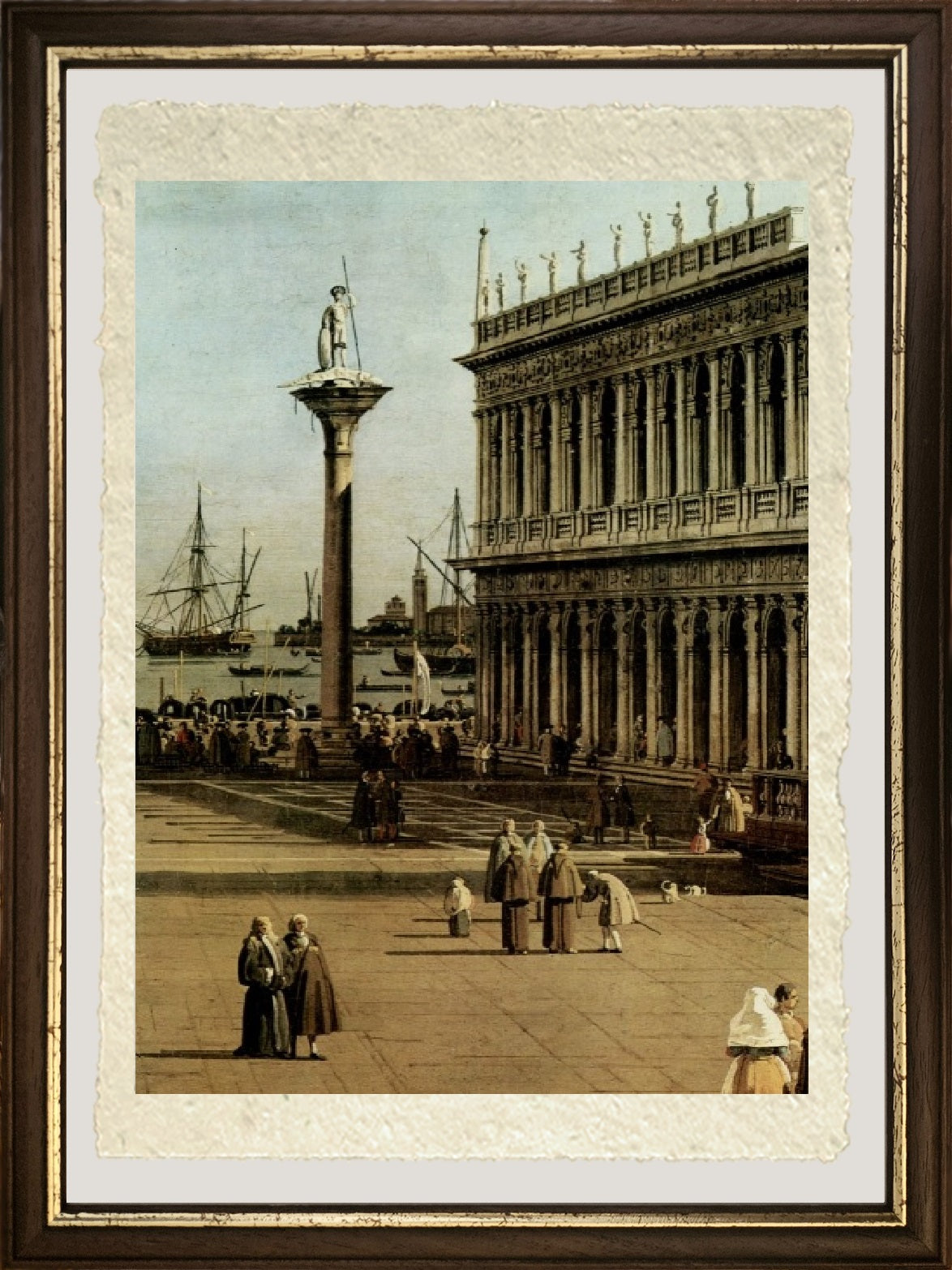 La Piazzetta (dettaglio) - Giovanni Antonio Canal detto Canaletto