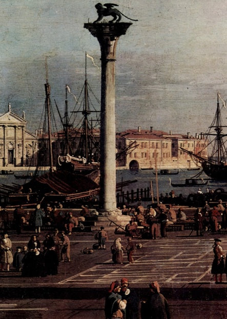 La Piazzetta (dettaglio) - Giovanni Antonio Canal detto Canaletto