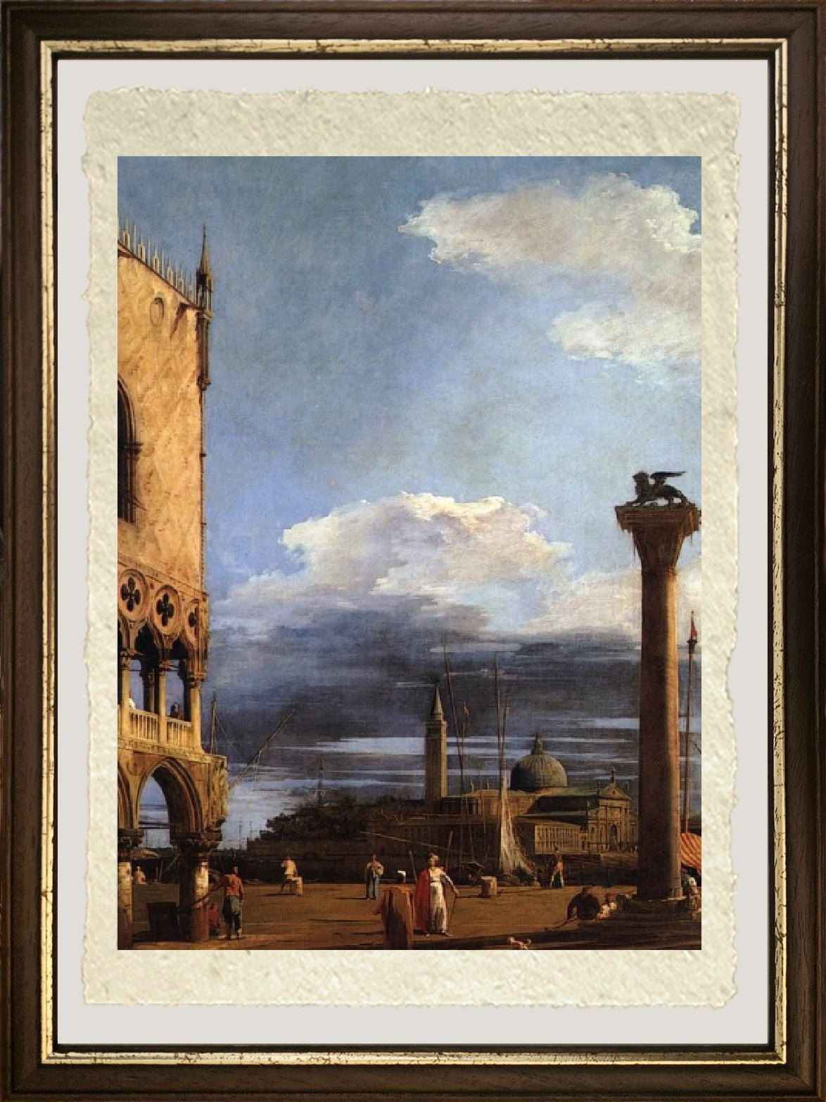La Piazzetta verso San Giorgio Maggiore - Giovanni Antonio Canal detto Canaletto