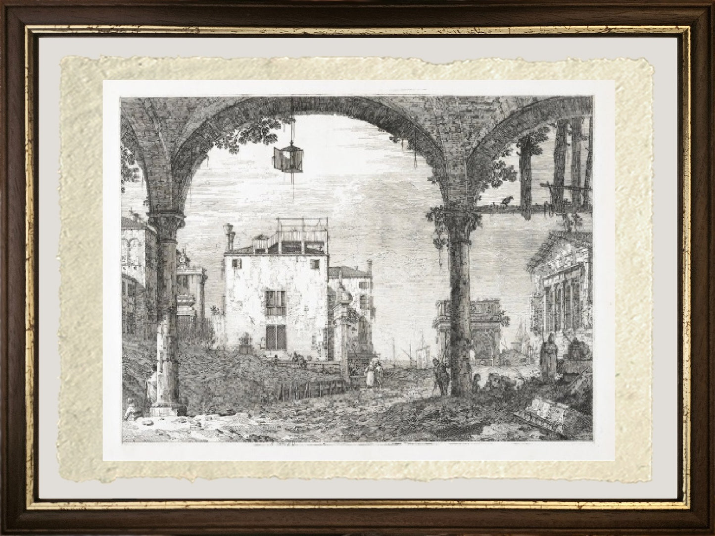 La Portique à la Lanterne, 1740 - Giovanni Antonio Canal detto Canaletto
