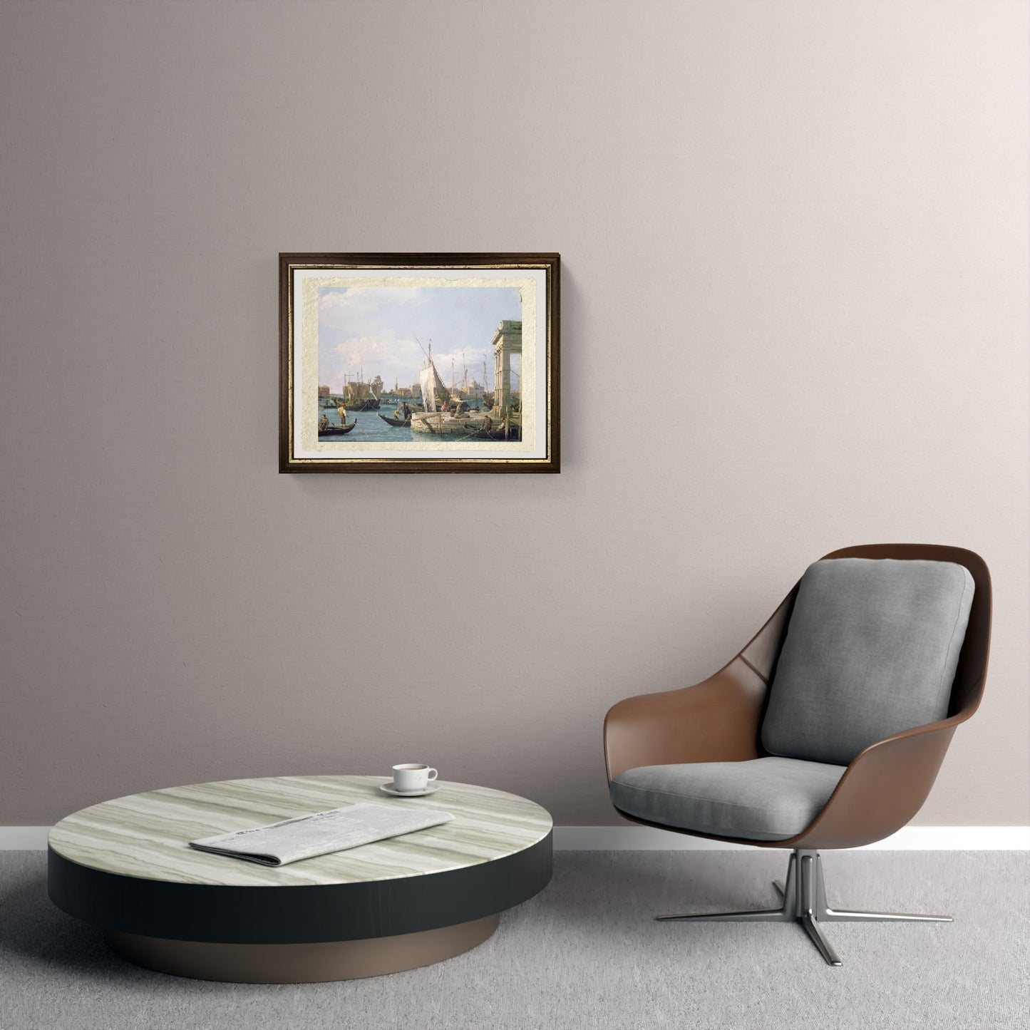 View of Rome with St. Peter's and Castel Sant' Angelo in the Distance, 1685 - Gaspare Vanvitelli - Gaspar van Wittel