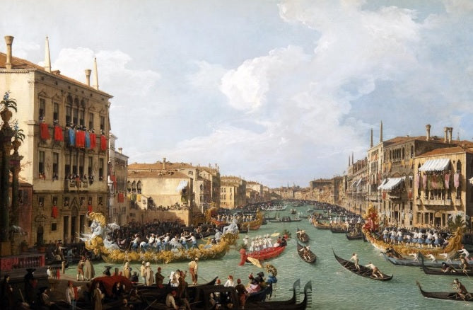 La Regata sul Canal Grande - Giovanni Antonio Canal detto Canaletto