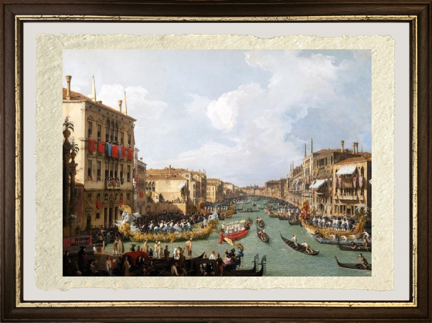 La Regata sul Canal Grande - Giovanni Antonio Canal detto Canaletto