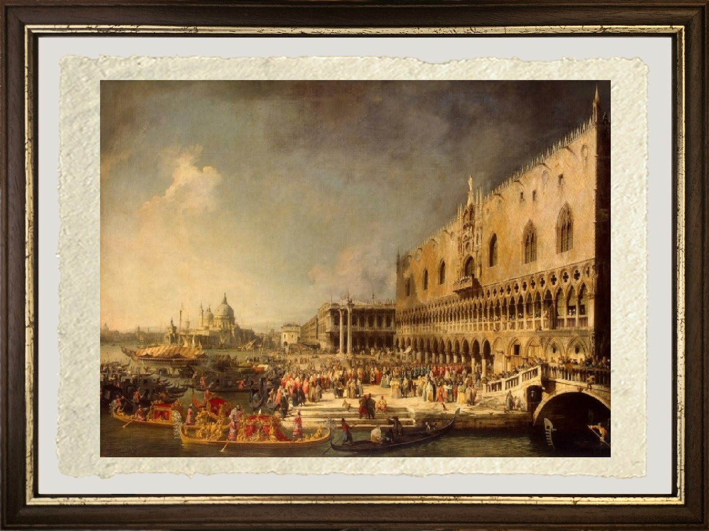La Ricezione dell'Ambasciatore Francese (Ermitage) - Giovanni Antonio Canal detto Canaletto
