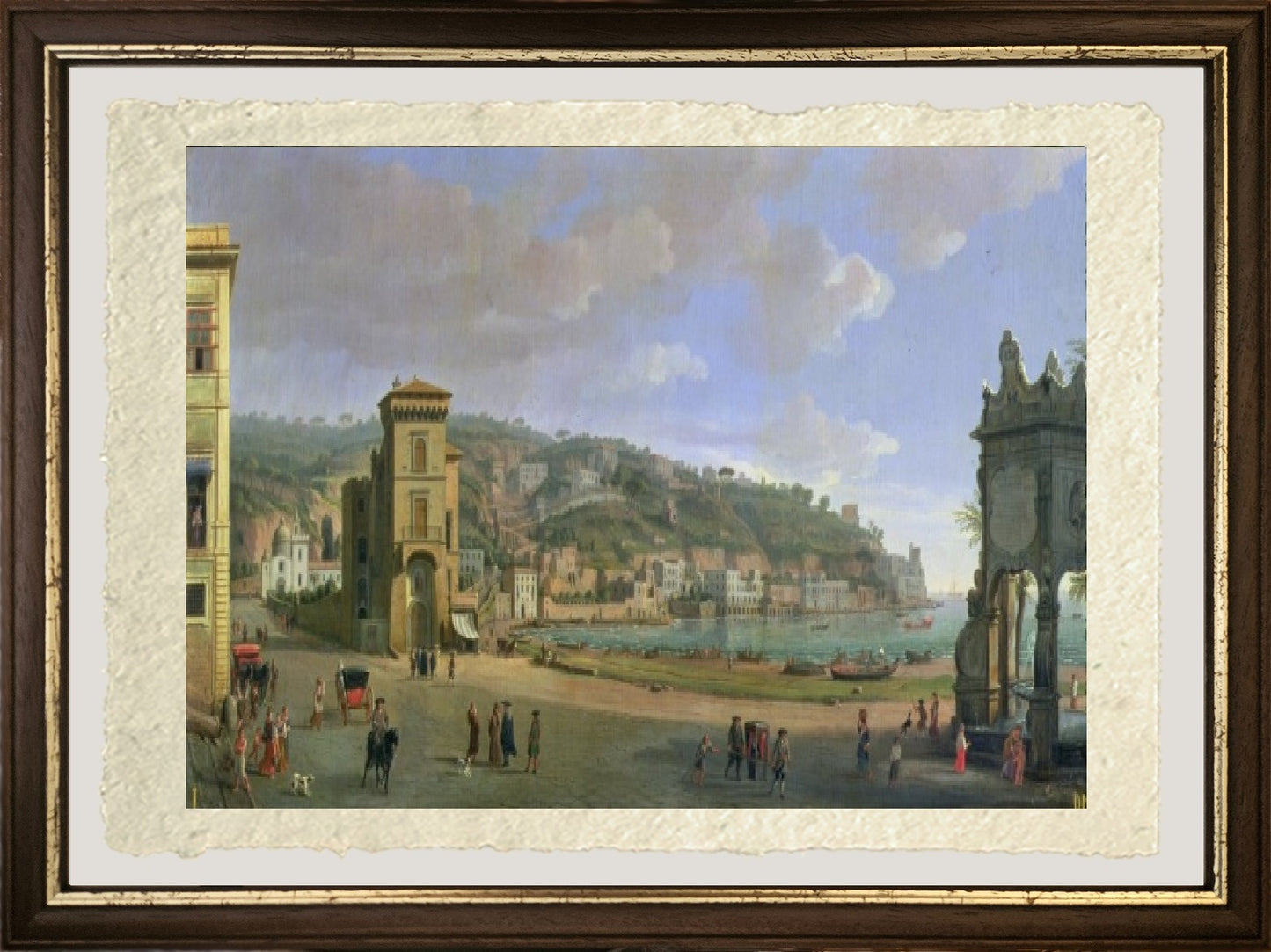 The Riviera di Chiaia in Naples - Gaspare Vanvitelli - Gaspar van Wittel