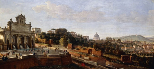 Fontana dell'Acqua Paola, Rome - Gaspare Vanvitelli - Gaspar van Wittel
