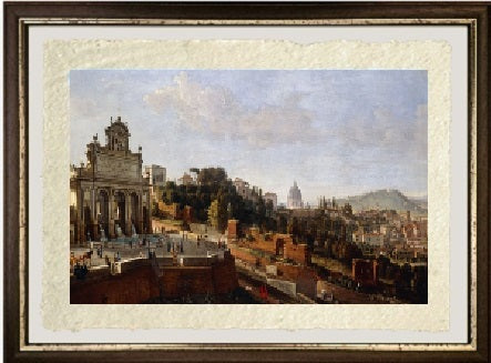 Fontana dell'Acqua Paola, Rome - Gaspare Vanvitelli - Gaspar van Wittel
