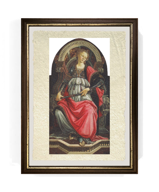 La Fortezza - Sandro Botticelli su carta Amalfi