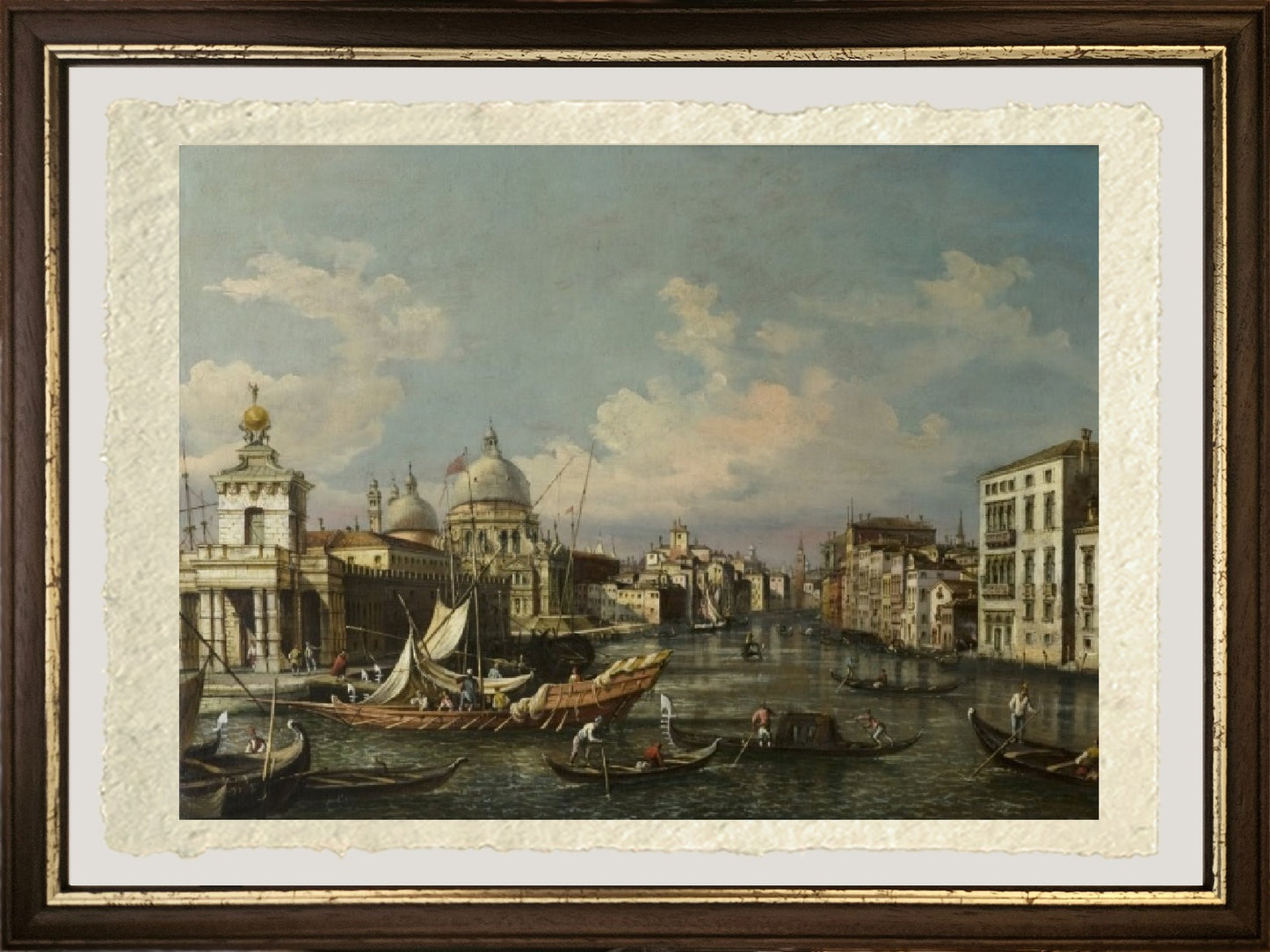 The mouth of the Grand Canal - Giovanni Antonio Canal, known as Canaletto