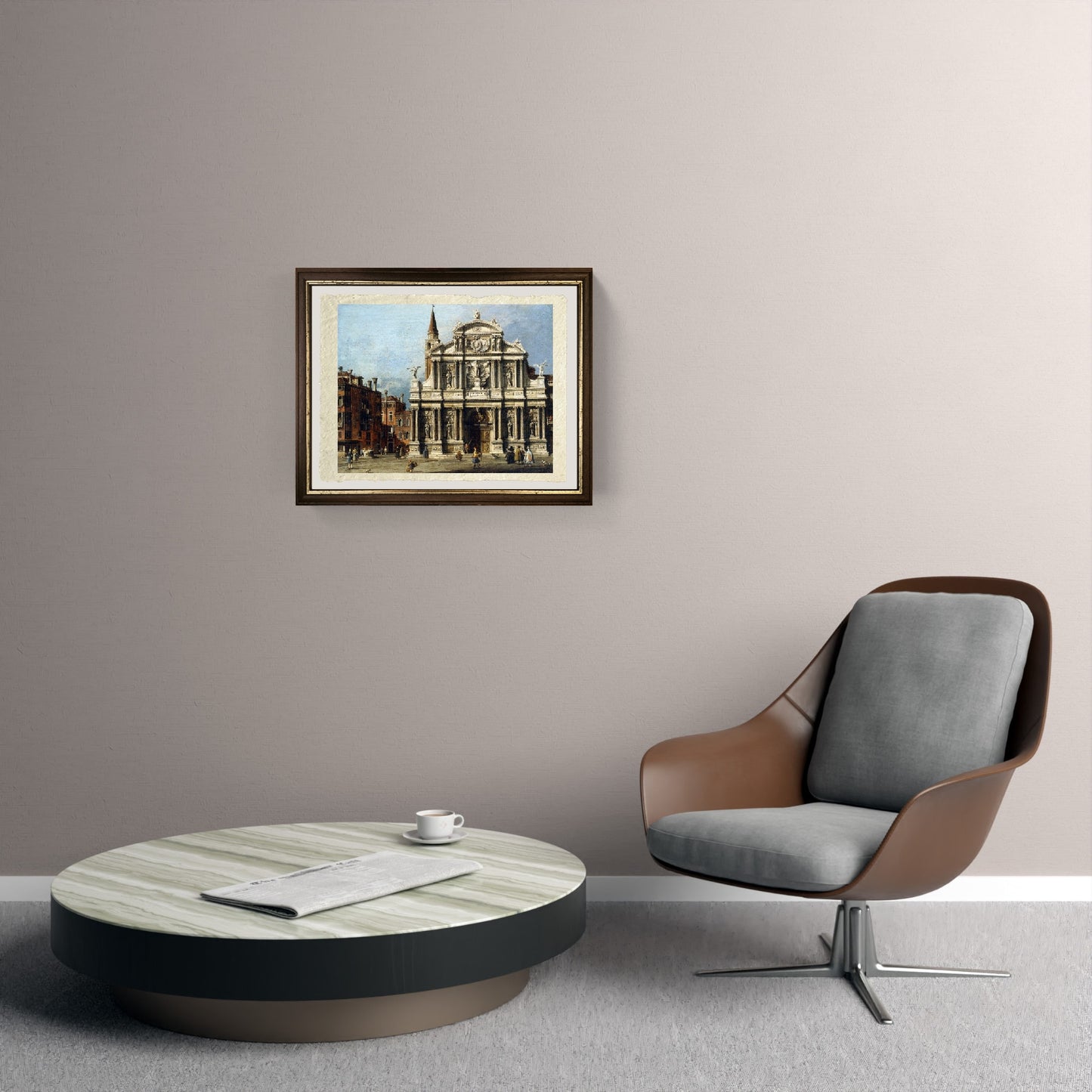 La chiesa e il campo di Santa Maria Zobenigo - Giovanni Antonio Canal detto Canaletto