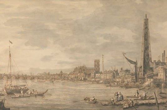 The city of Westminster - Giovanni Antonio Canal known as Canaletto