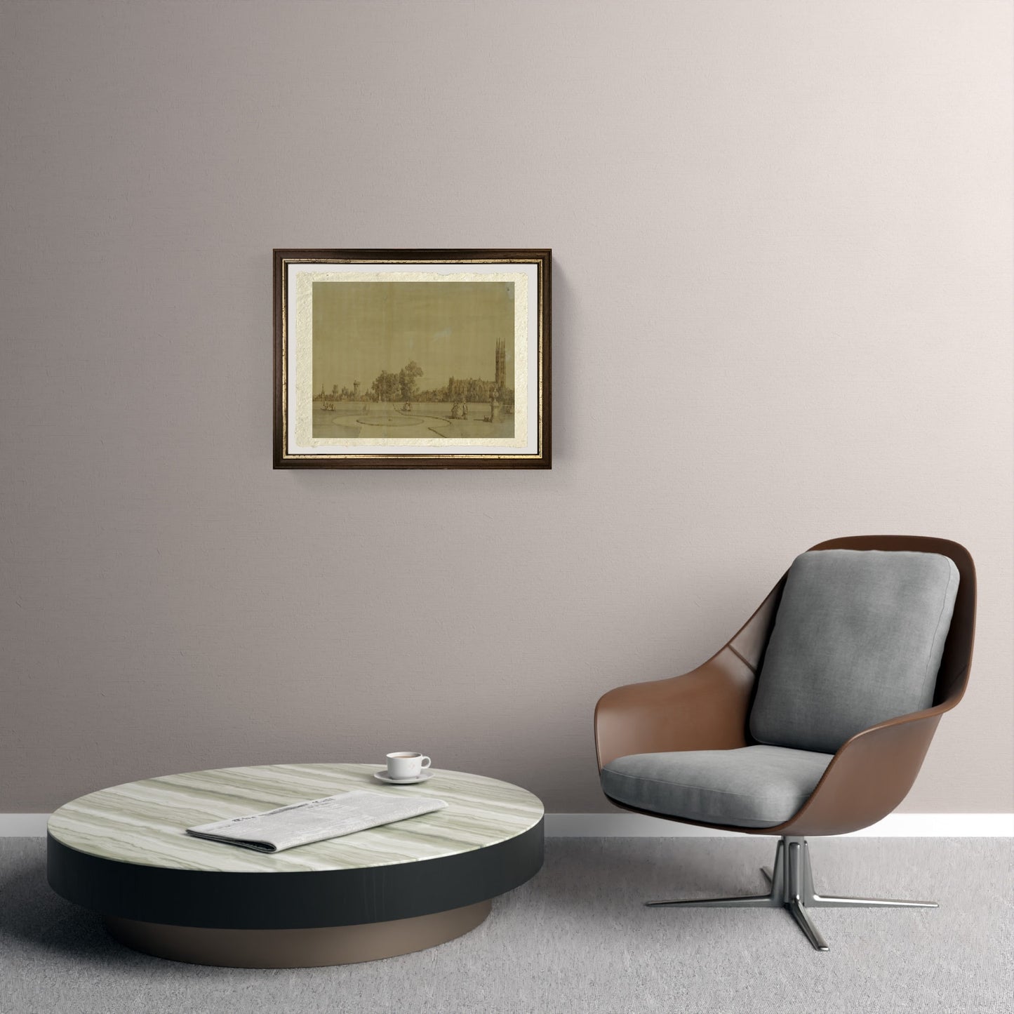 The city and the castle from the Priory gardens - Giovanni Antonio Canal, known as Canaletto