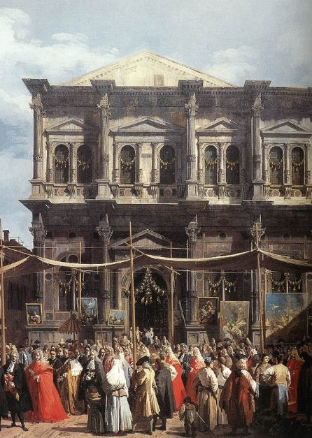 La festa di San Rocco - Giovanni Antonio Canal detto Canaletto