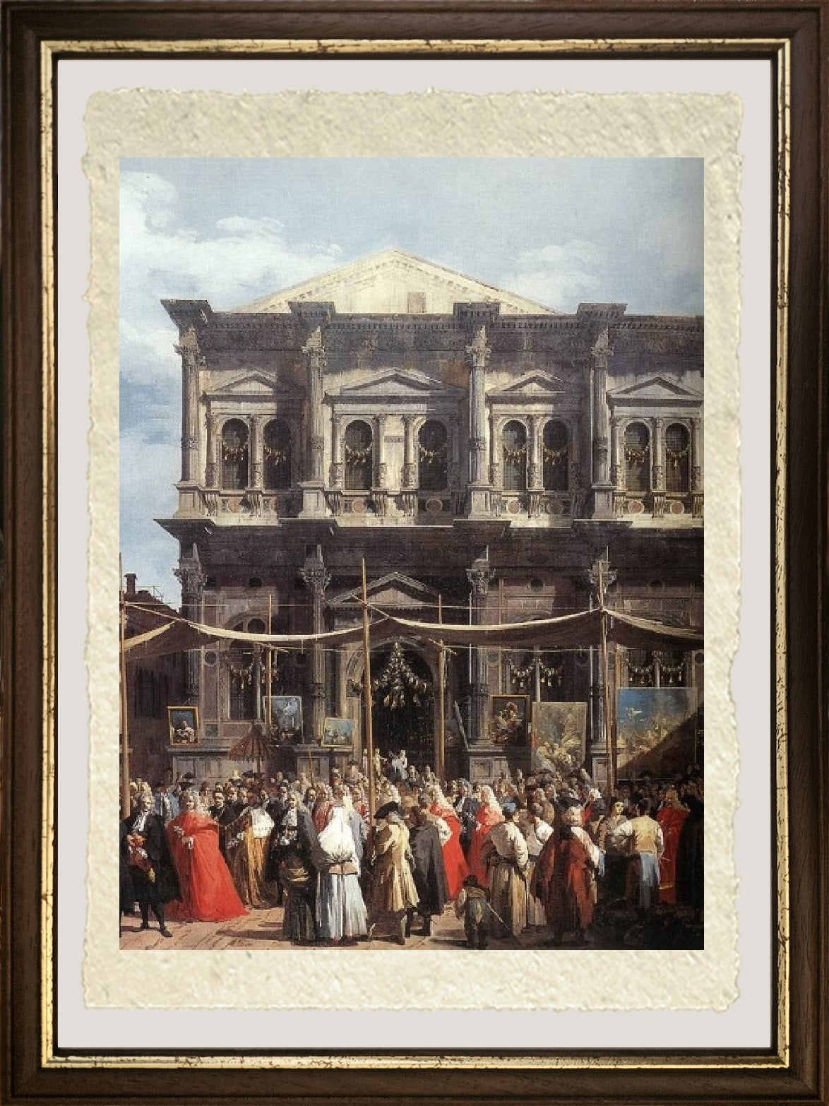 La festa di San Rocco - Giovanni Antonio Canal detto Canaletto