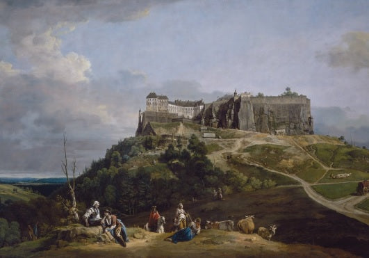 The Königstein Fortress - Bernardo Bellotto