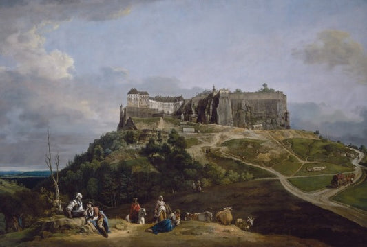 La fortezza di Königstein, 1756-1758 - Bernardo Bellotto
