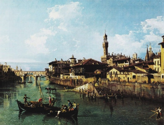 Piazza d'Arno - Bernardo Bellotto