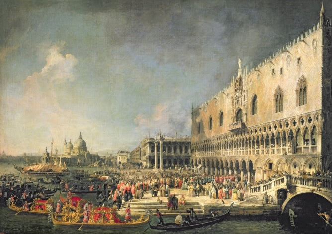 La ricezione dell'ambasciatore francese a Venezia, 1740 - Giovanni Antonio Canal detto Canaletto
