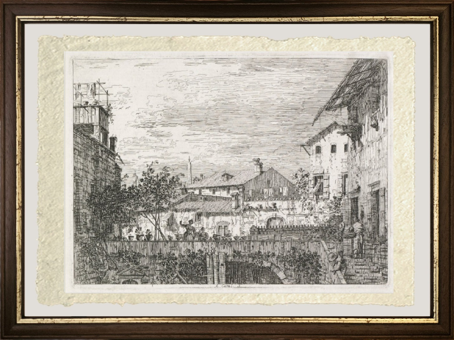 The Terrace - Giovanni Antonio Canal known as Canaletto