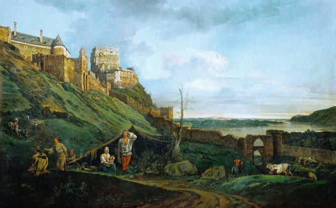 Le Rovine di Theben sulla March - Bernardo Bellotto