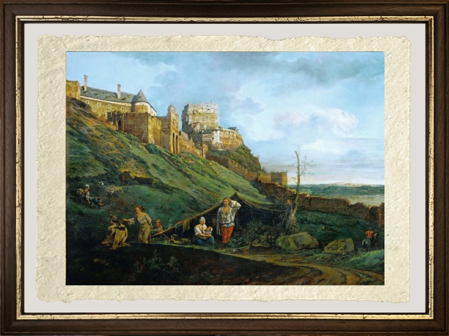 Le Rovine di Theben sulla March - Bernardo Bellotto