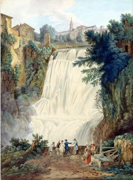 Le cascate di Tivoli - Jakob-Philipp Hackert