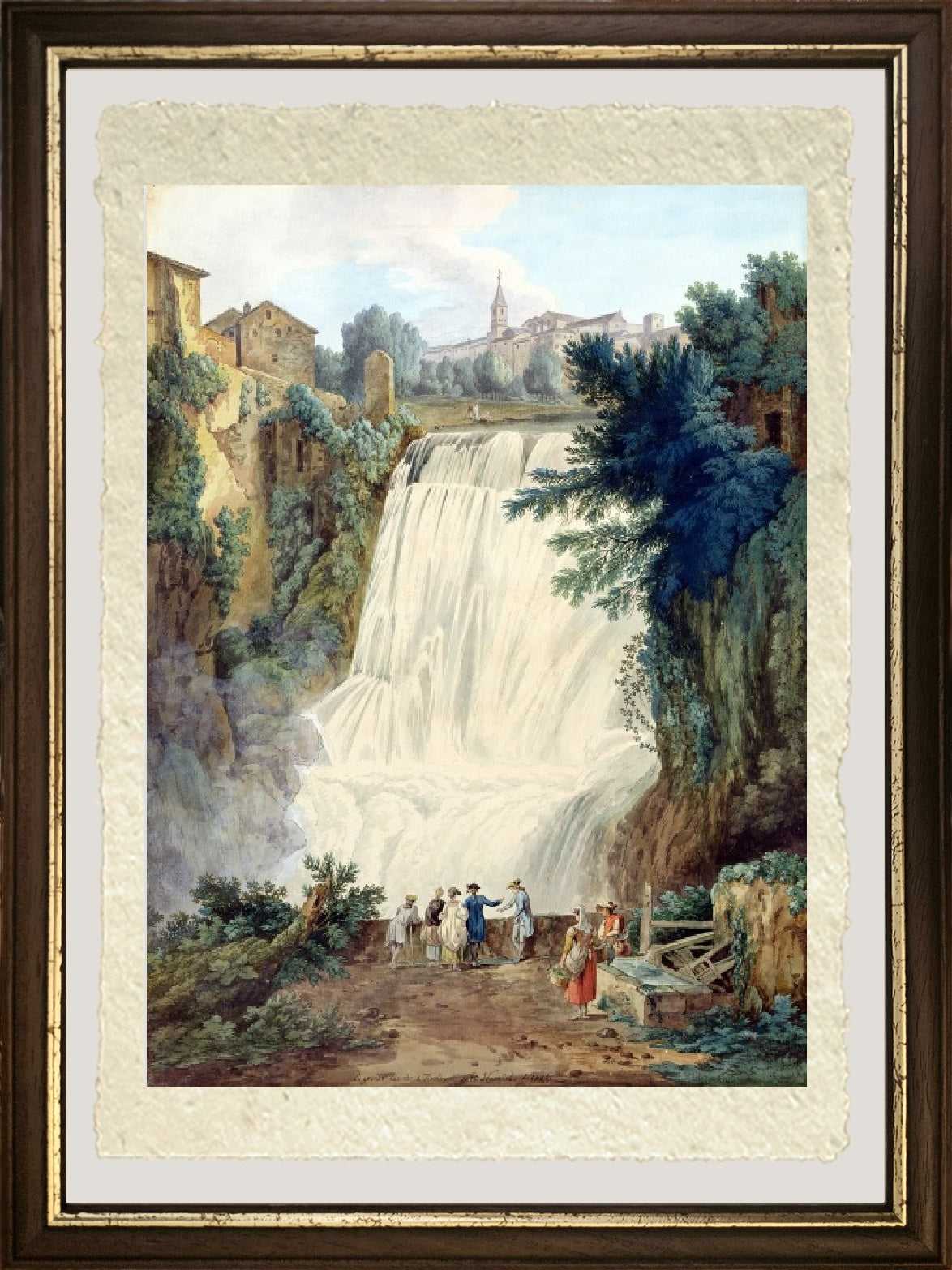 Le cascate di Tivoli - Jakob-Philipp Hackert