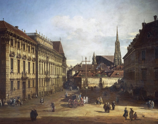 Lobkowitzplatz (Piazza Lobkowitz) a Vienna - Bernardo Bellotto