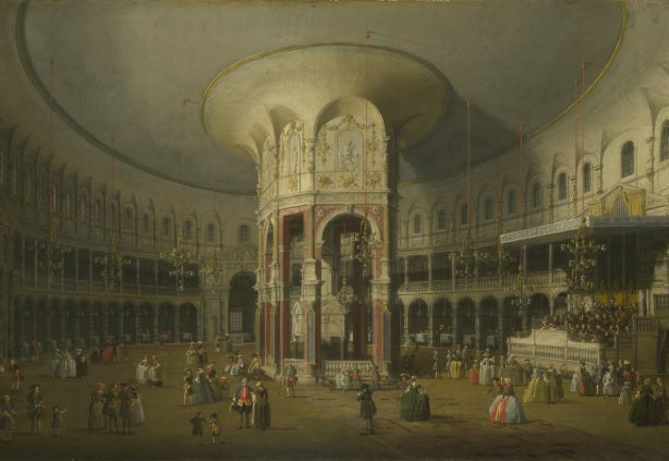 Interno della Rotonda a Ranelagh, 1754 - Giovanni Antonio Canal detto Canaletto
