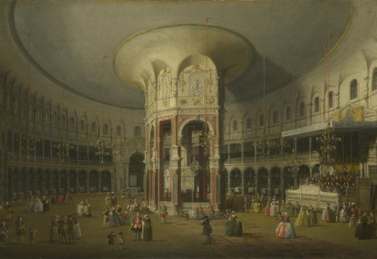 Interno della Rotonda a Ranelagh, 1754 - Giovanni Antonio Canal detto Canaletto