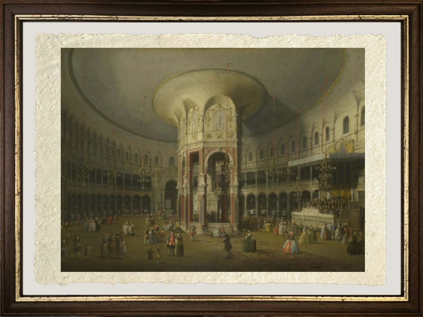 Interno della Rotonda a Ranelagh, 1754 - Giovanni Antonio Canal detto Canaletto