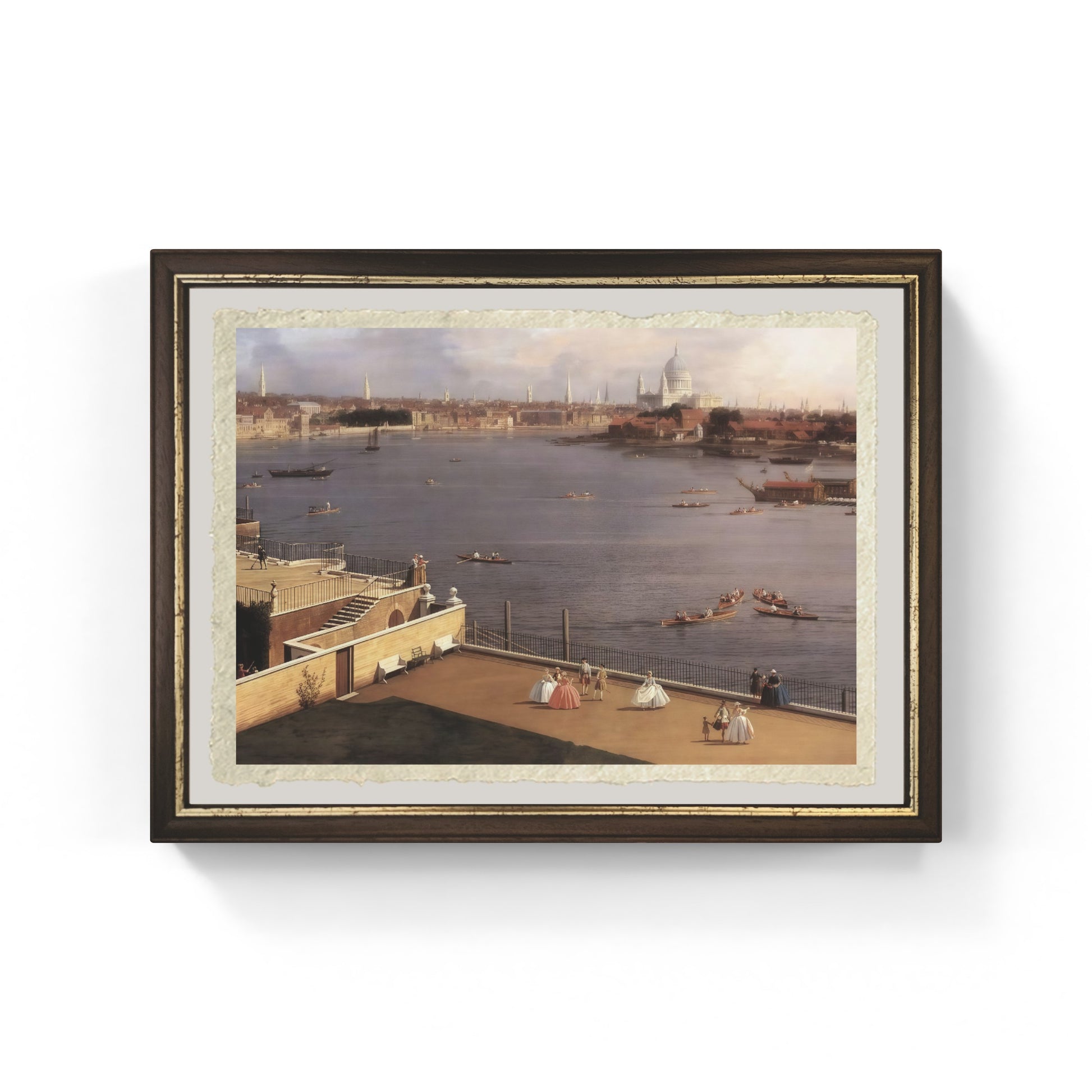 Londra di Giovanni Antonio Canal detto Canaletto su carta Amalfi