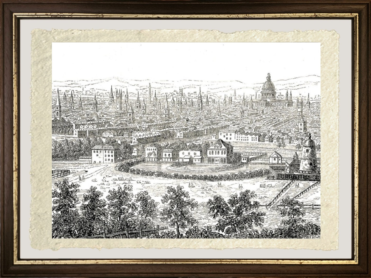 Londra da Islington City e East End - Giovanni Antonio Canal detto Canaletto