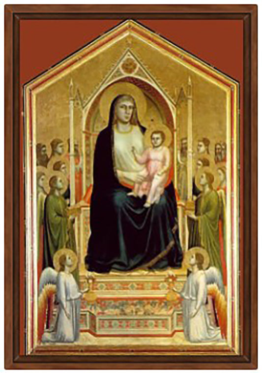 Madonna col Bambino in trono, Giotto.
