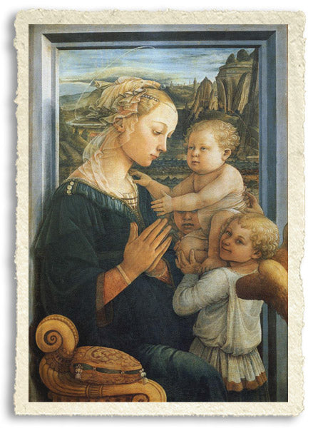 Madonna and Child with angels, called La Lippina, by Filippo Lippi