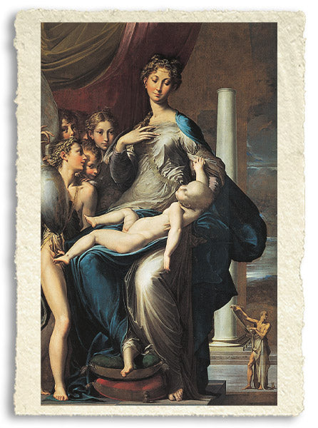 Madonna with the long neck, by Francesco Mazzola known as Parmigianino (1534-1540)