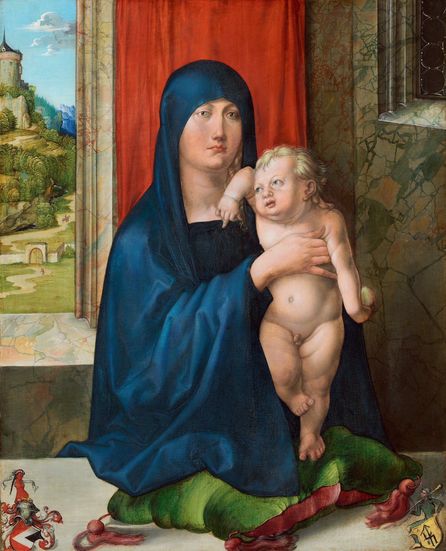 Madonna Haller - Albrecht Dürer su pregiata carta Amalfi