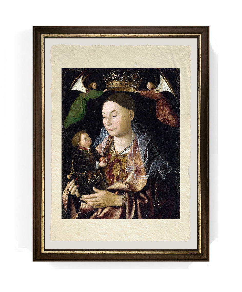 Madonna Salting - Antonello da Messina su pregiata carta Amalfi