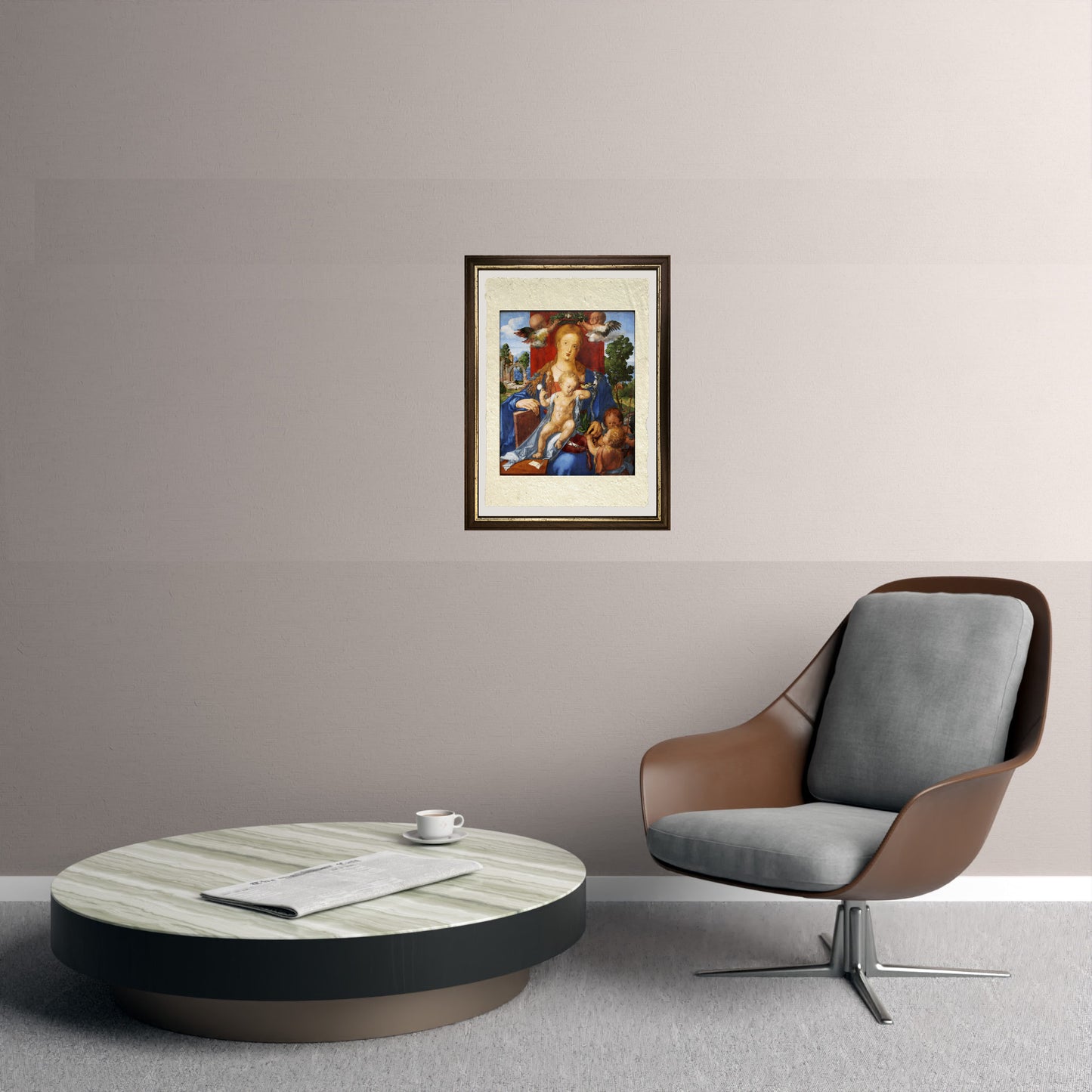 Madonna del Lucherino - Albrecht Dürer su pregiata carta Amalfi