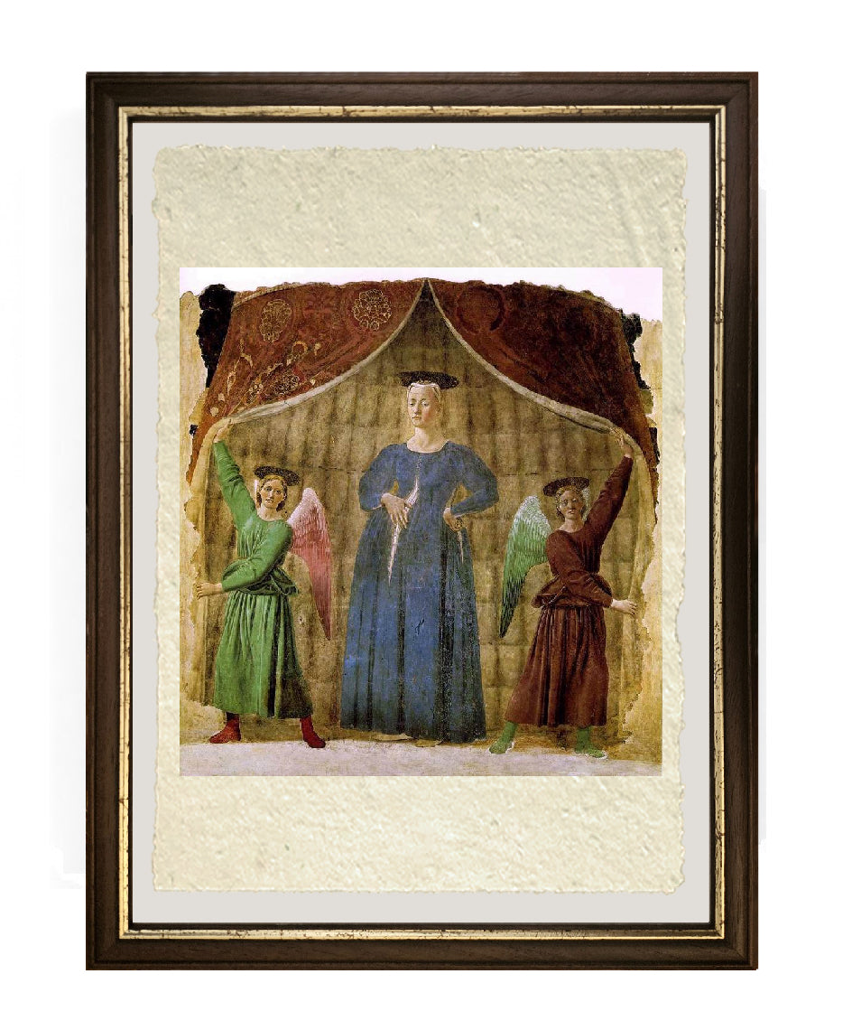 Madonna del parto - Piero della Francesca su carta Amalfi