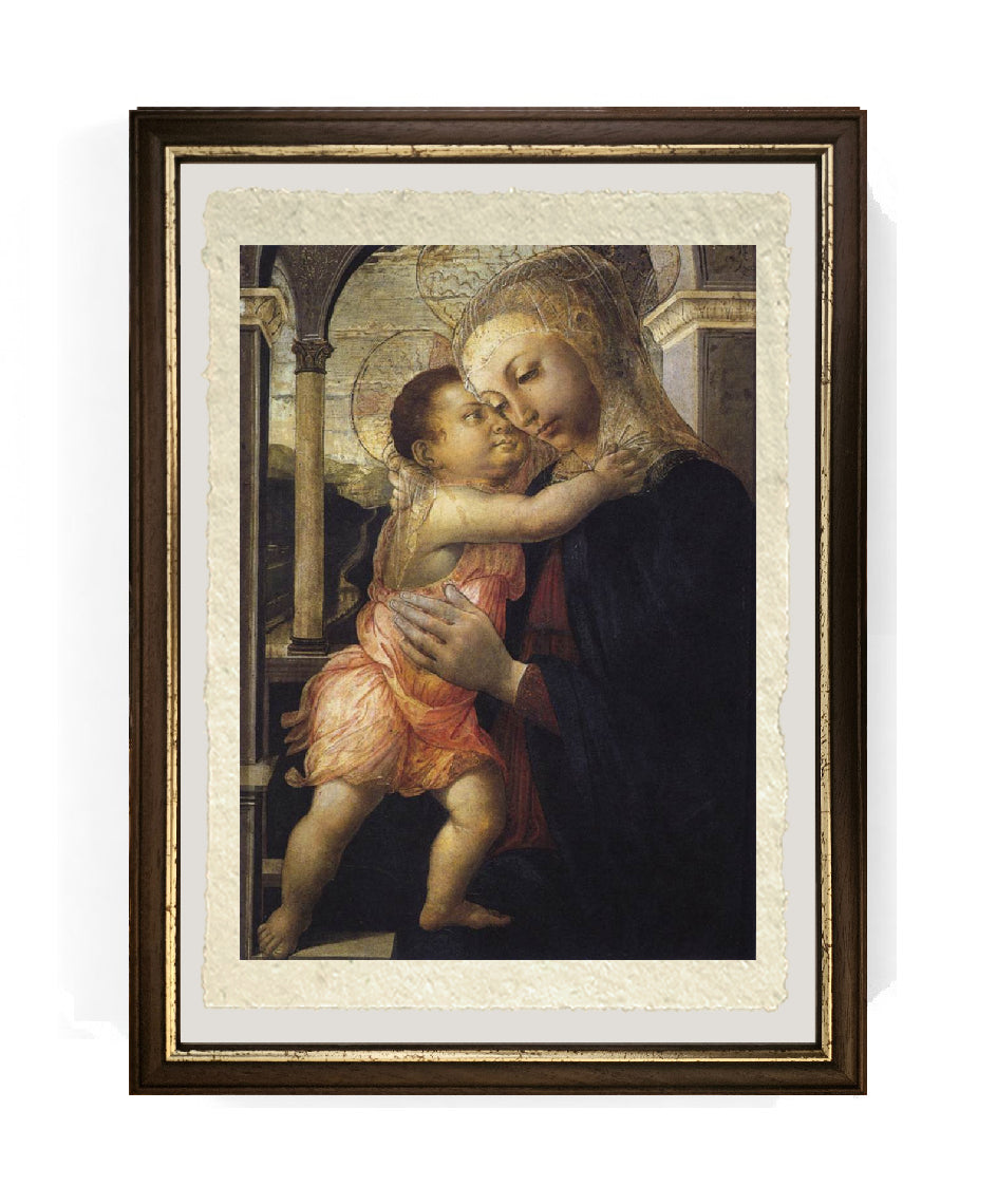 Madonna della Loggia - Sandro Botticelli su carta Amalfi